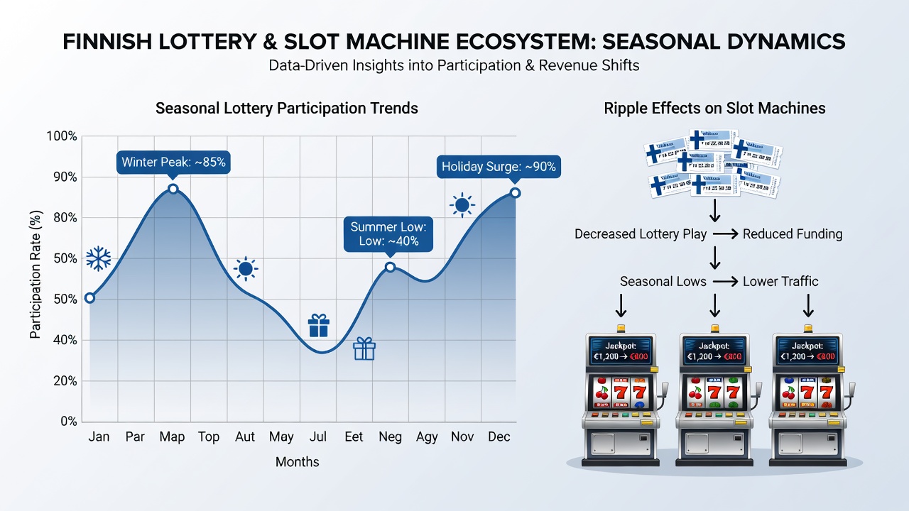 Mobile screen displaying slot machine interface connected to lottery prize pool indicators in a Finnish gaming app