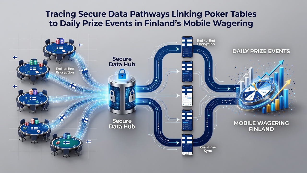 Encrypted data pathways connecting Finnish poker sessions to centralized daily prize distribution servers